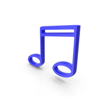 Music Play Symbol Blue PNG & PSD Images