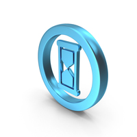 Blue Hourglass Web Icon PNG & PSD Images