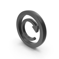 Black Web Refresh Icon PNG & PSD Images