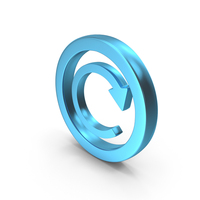 Blue Web Refresh Icon PNG & PSD Images