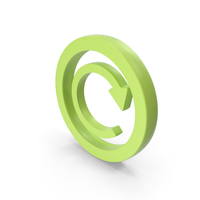 Green Web Refresh Icon PNG & PSD Images