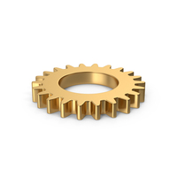 Golden Gear PNG & PSD Images