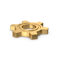Gold Gear PNG & PSD Images