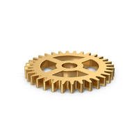 Gold Gear PNG & PSD Images