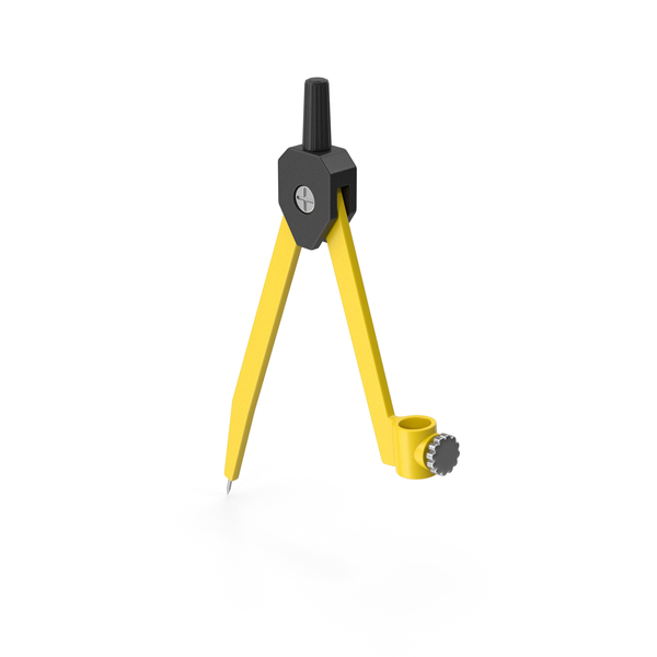 Drafting Compass Yellow PNG & PSD Images