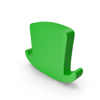HAT LOGO GREEN PNG & PSD Images