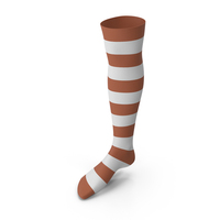 Right Striped Sock PNG & PSD Images