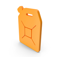 Fuel Can Symbol Orange PNG & PSD Images