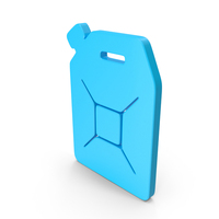 Fuel Can Symbol Blue PNG & PSD Images