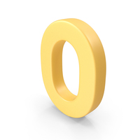 Yellow Letter O PNG & PSD Images