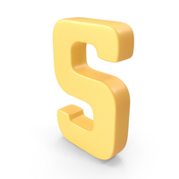 Yellow Letter S PNG & PSD Images