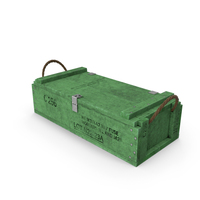 弹药板条箱绿色PNG和PSD图像