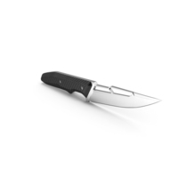 Knife With Carbon Fiber Handle PNG & PSD Images