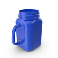 Blue Plastic Jar Cup PNG & PSD Images