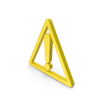 Caution Symbol Yellow PNG & PSD Images
