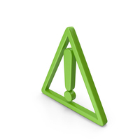 Caution Symbol Green PNG & PSD Images
