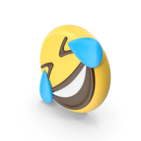Laugh With Tears Emoji PNG & PSD Images