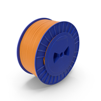 Fiber Optic Reel Orange PNG & PSD Images