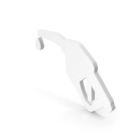 Gas Station Pump Symbol White PNG & PSD Images
