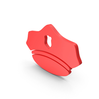 Red Police Hat Symbol PNG & PSD Images