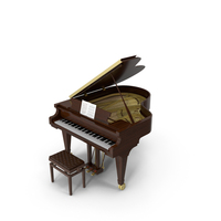 Wooden Piano PNG & PSD Images