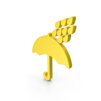 Yellow Keep Dry Symbol PNG & PSD Images