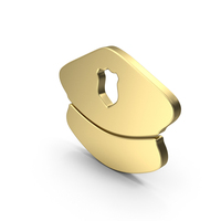 Gold Police Cap Symbol PNG & PSD Images