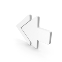 White Fast Rewind Arrow Symbol PNG & PSD Images
