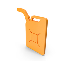 Orange Gas Can Symbol PNG & PSD Images