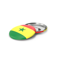 Senegal Flag Badge PNG & PSD Images