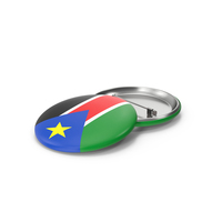 South Sudan Flag Badge PNG & PSD Images