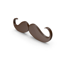 MOUSTACHE ICON BROWN PNG & PSD Images