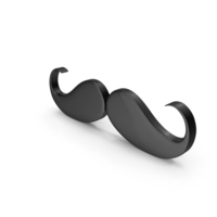 MOUSTACHE LOGO BLACK PNG & PSD Images