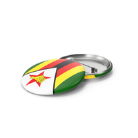 Zimbabwe Flag Badge PNG & PSD Images