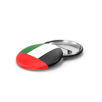 United Arab Emirates Flag Badge PNG & PSD Images