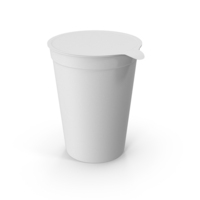 Monochrome Yogurt Cup PNG & PSD Images