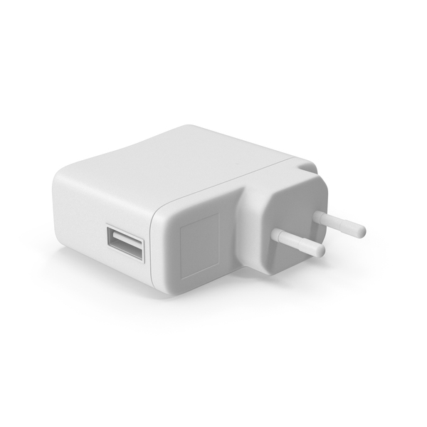 Monochrome USB Charger PNG & PSD Images