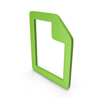 Digital Document Symbol Green PNG & PSD Images
