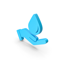 Blue Save Water Symbol PNG & PSD Images