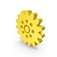 Yellow Gear Logo Icon PNG & PSD Images