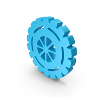 Blue Gear Logo Icon PNG & PSD Images