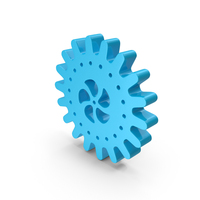 Blue Gear Logo Icon PNG & PSD Images