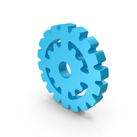 Blue Gear Logo Icon PNG & PSD Images