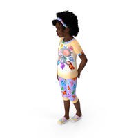 Black Child Girl Home Style PNG & PSD Images