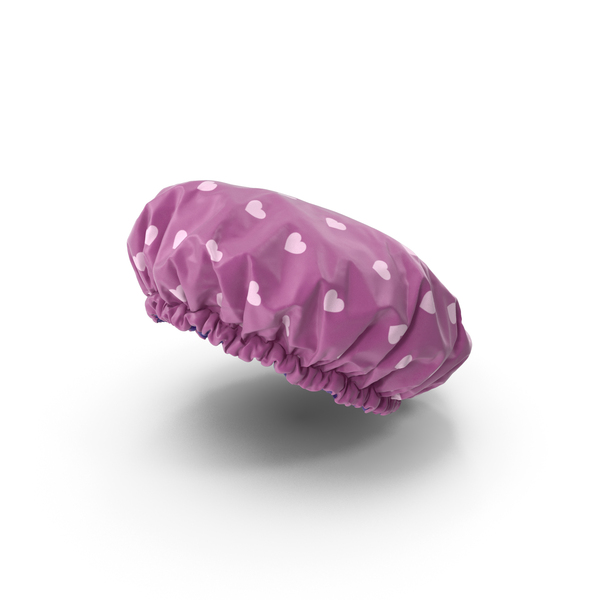 Satin Lined Shower Cap Pink PNG & PSD Images