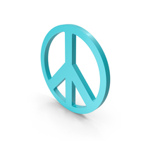 Blue Peace Symbol PNG & PSD Images