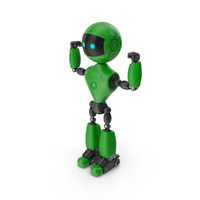Green Robot PNG & PSD Images
