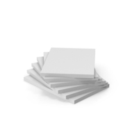 Monochrome Stack Of Sticky Notes PNG & PSD Images