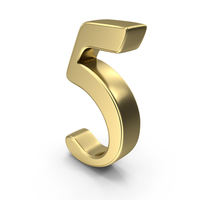 Font Design 05 Gold PNG & PSD Images