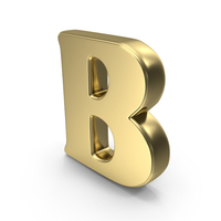 Gold Letter B PNG & PSD Images